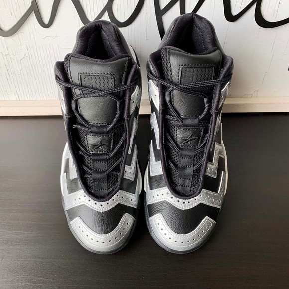 Converse, Black and Silver Sneakers - Picture 12 of 13